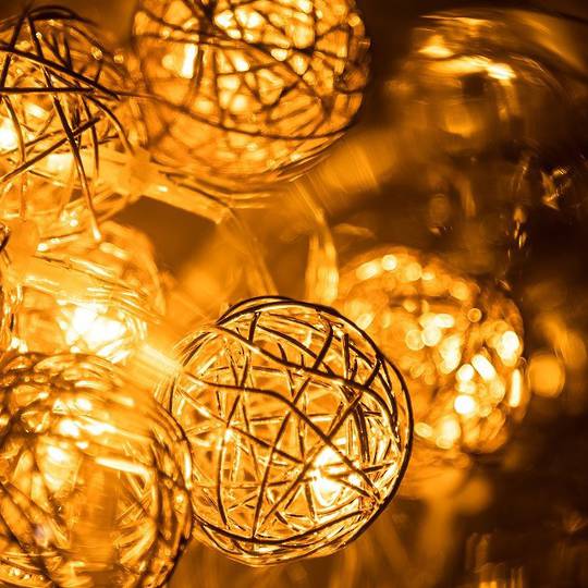 Wire Orb Fairy Lights 2mtr